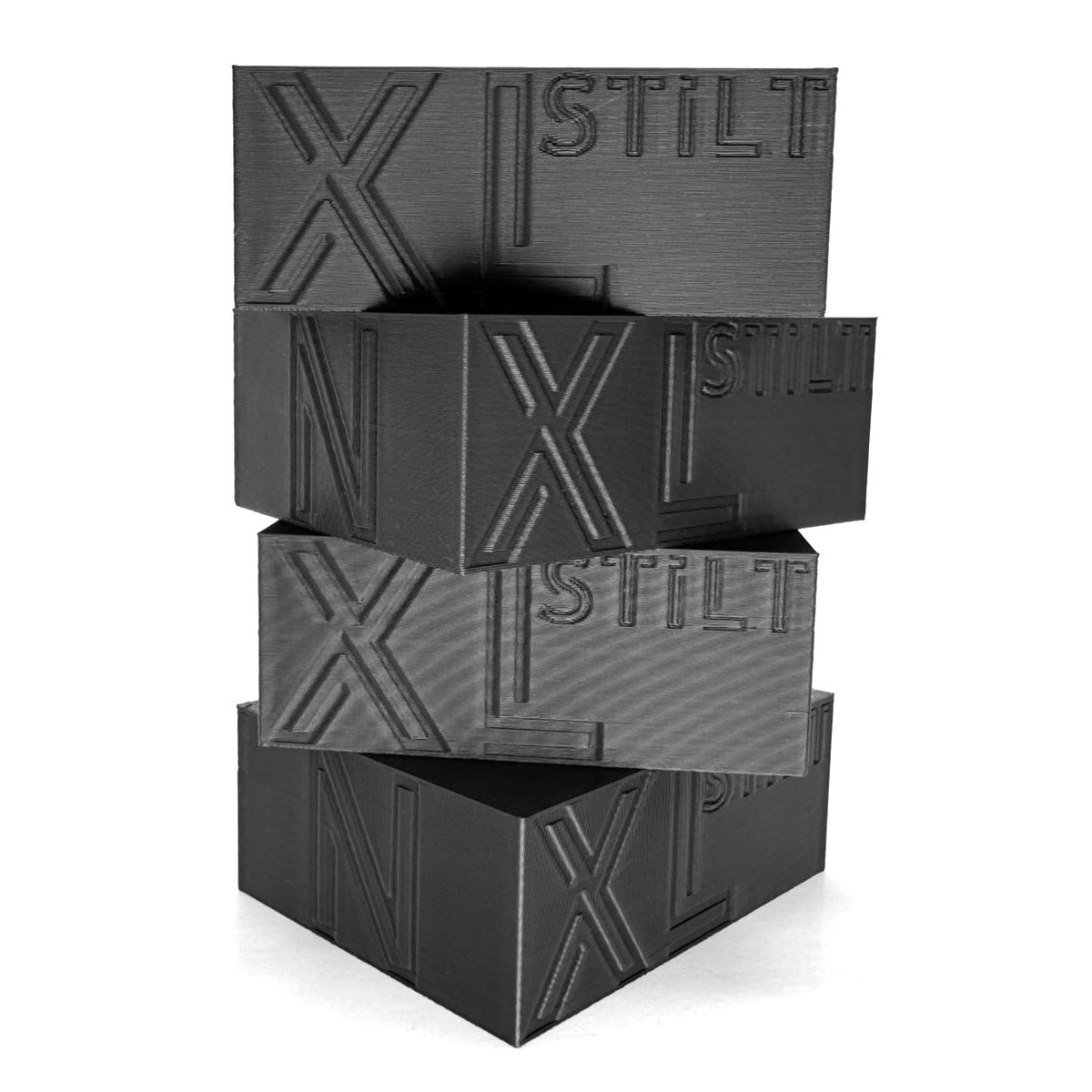 A set of XL STILT pedal risers from Nicholls Custom Designs