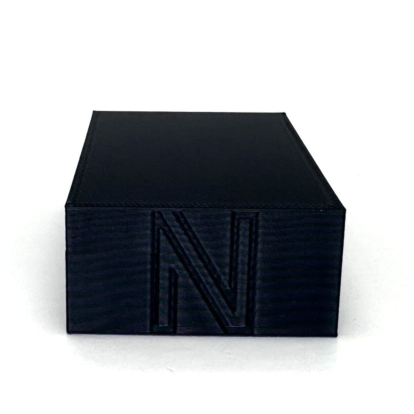 Side view of an XL STILT pedal riser from Nicholls Custom Designs